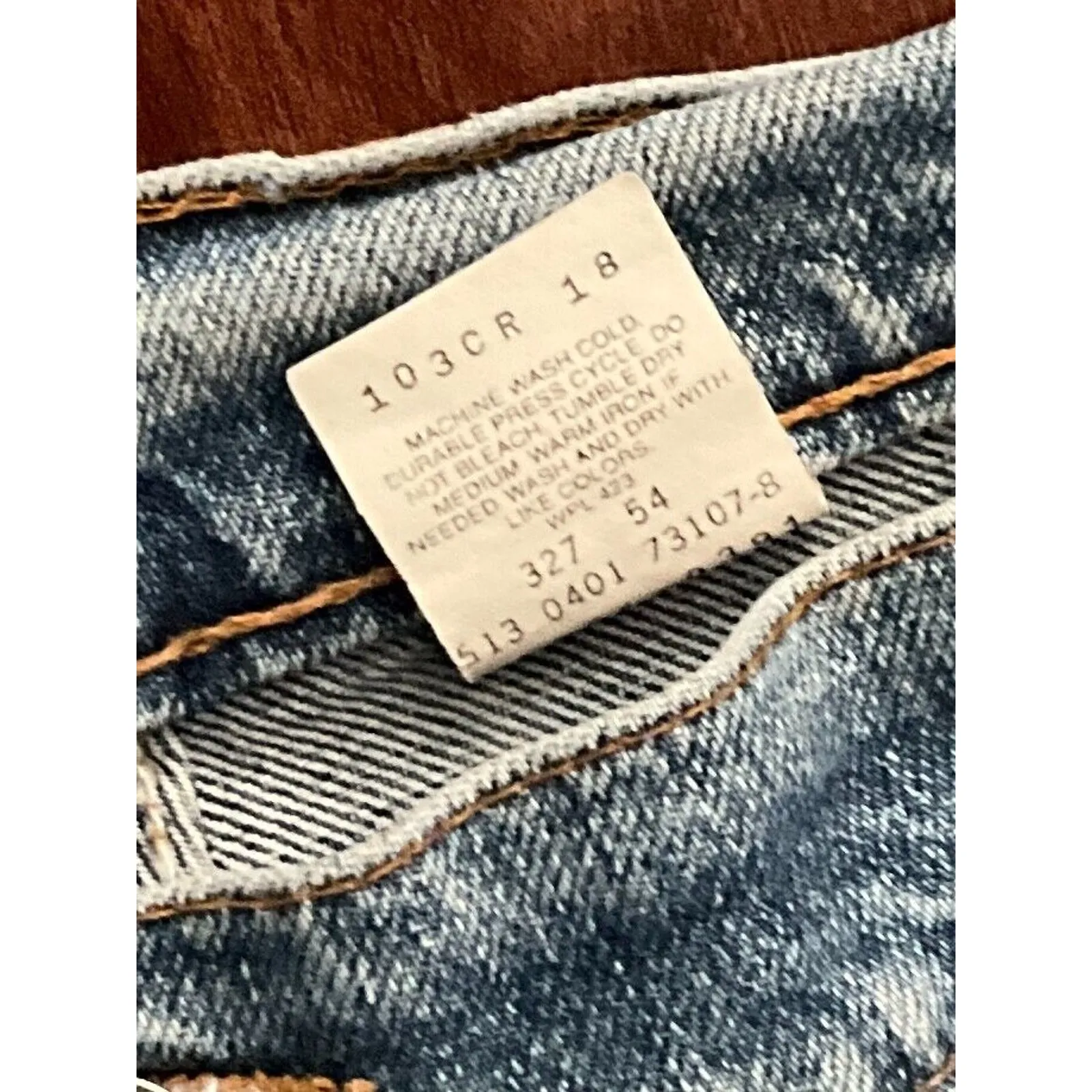 Levi’s 512 Slim Tapered Y2K Vintage Denim Jeans 16L Flattering High-Rise 34x 33 - Image 9