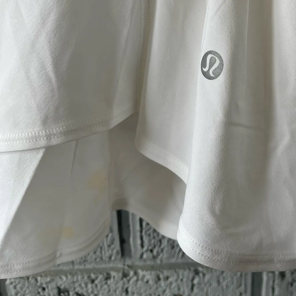 NWT Lululemon Court Crush Dress White Size 2 - Image 6