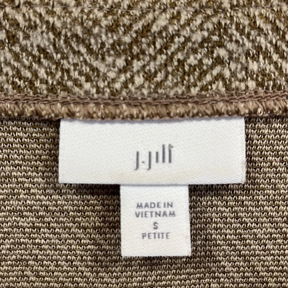 J.Jill beige quarter sleeve crewneck dress - Image 2