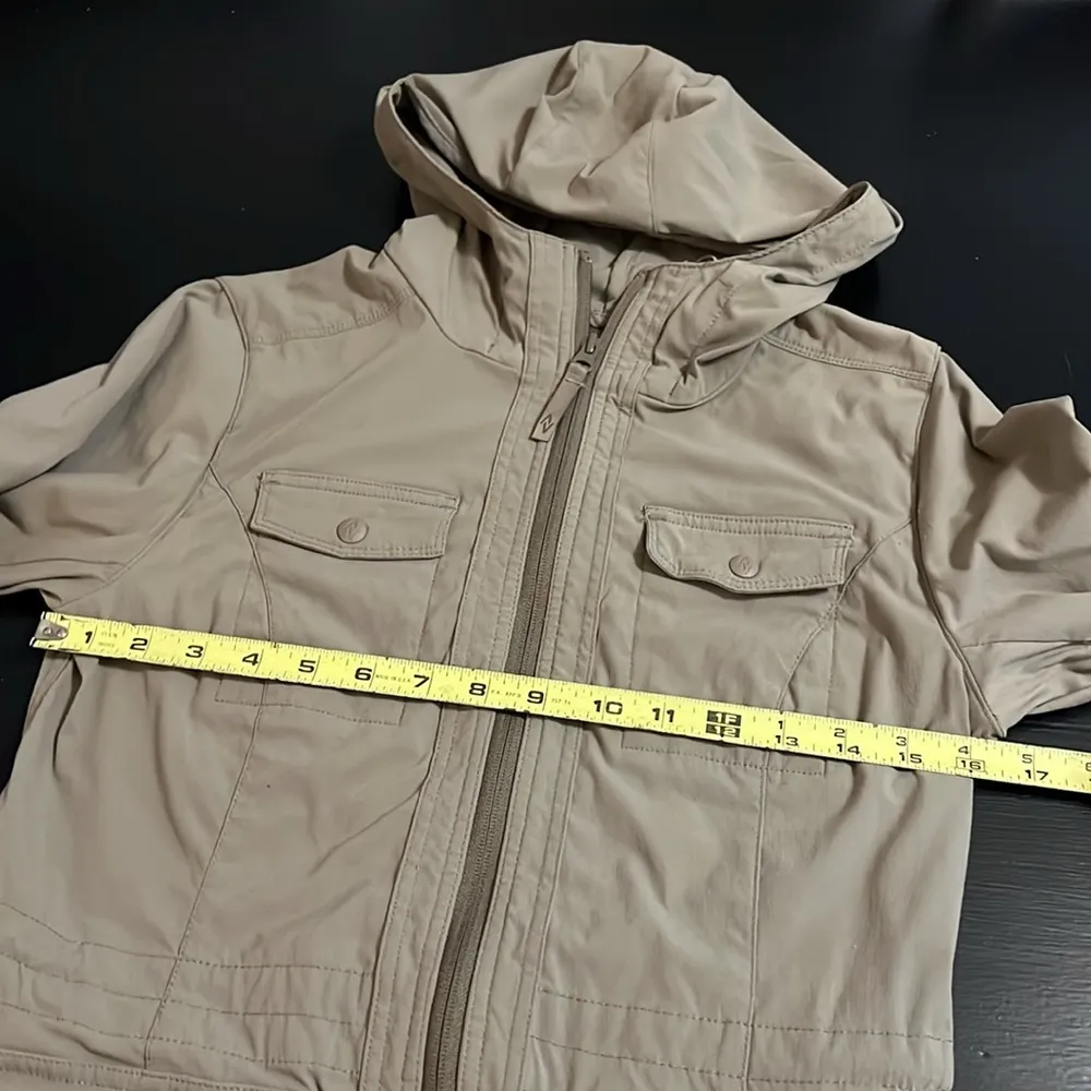 Eddie Bauer  Travex Beige Hooded Jacket - Image 5