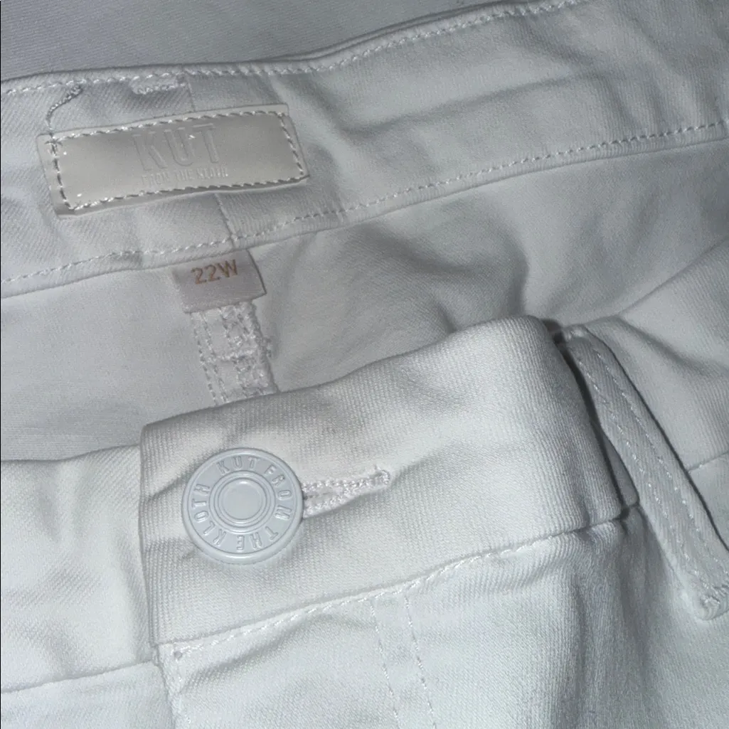 NWT KUT from the Kloth Meg Patch Pocket High Waist Ankle Wide Leg Jeans 22W - Image 6