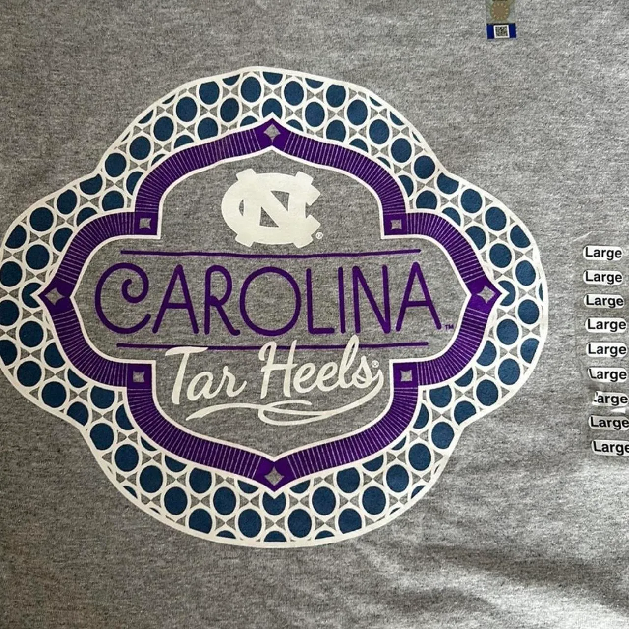 Hanes Carolina Tar Heels Long Sleeve Tee - Image 4