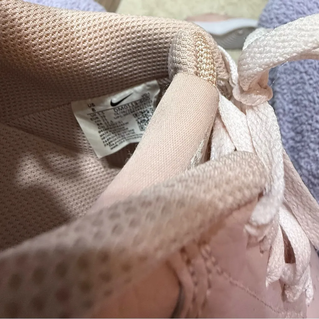 Nike Women's Light Pink Platform Sneakers - Image 7