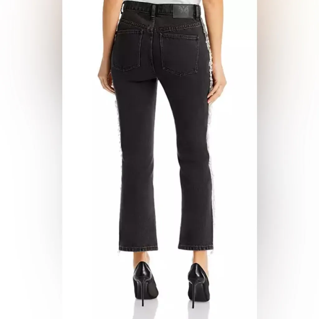 MILLY Embellished Ankle Jeans - Image 5