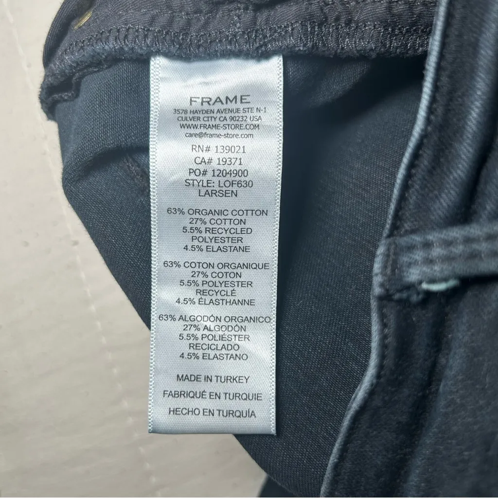 FRAME Le One High Rise Flare Denim Jeans Women’s size 2 29-34 - Image 12
