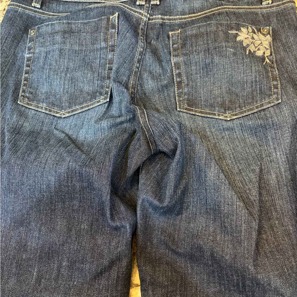 White House Black Market Blanc Straight Blue Jeans - Image 7