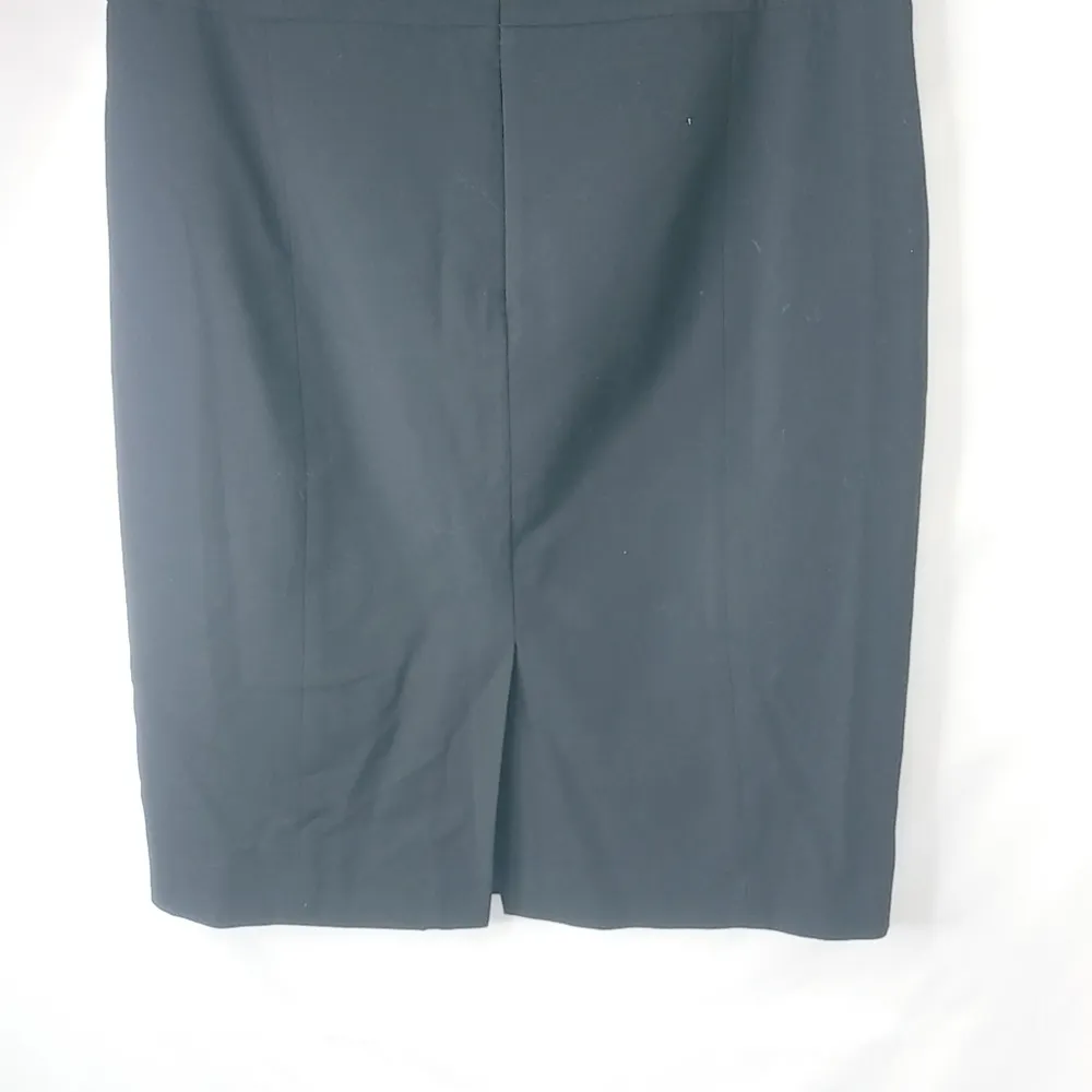 Calvin Klein 12 34 Black Lined Pencil Skirt Funeral - Image 5