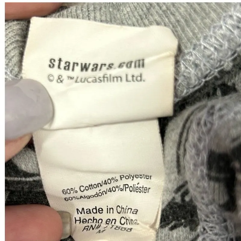Star Wars Vintage Reversible Crewneck Sweatshirt Unisex Medium - Image 16