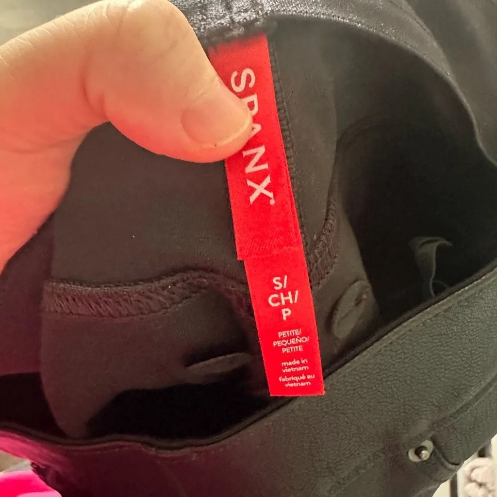 Spanx Women’s Small Leather Like Skinny Pant - Image 4