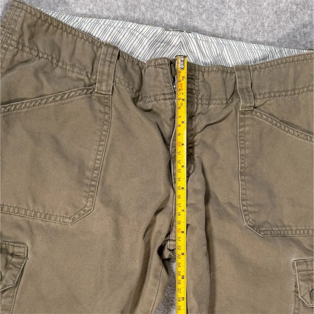Vintage GAP Women's Cargo Pants Size 10 Beige Multiple Pockets - Image 10
