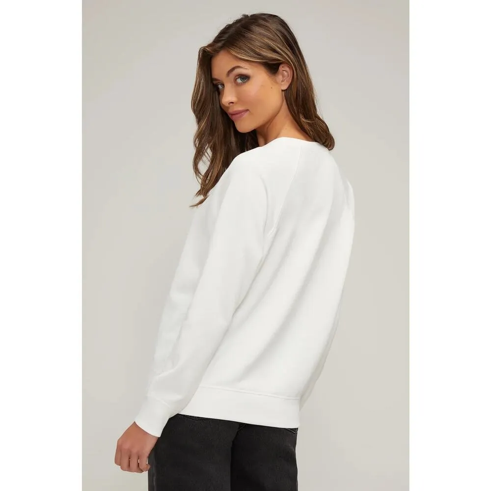 NWT! Wildfox Pickleball Champ Keely Raglan Sweatshirt - Size Small - Image 3