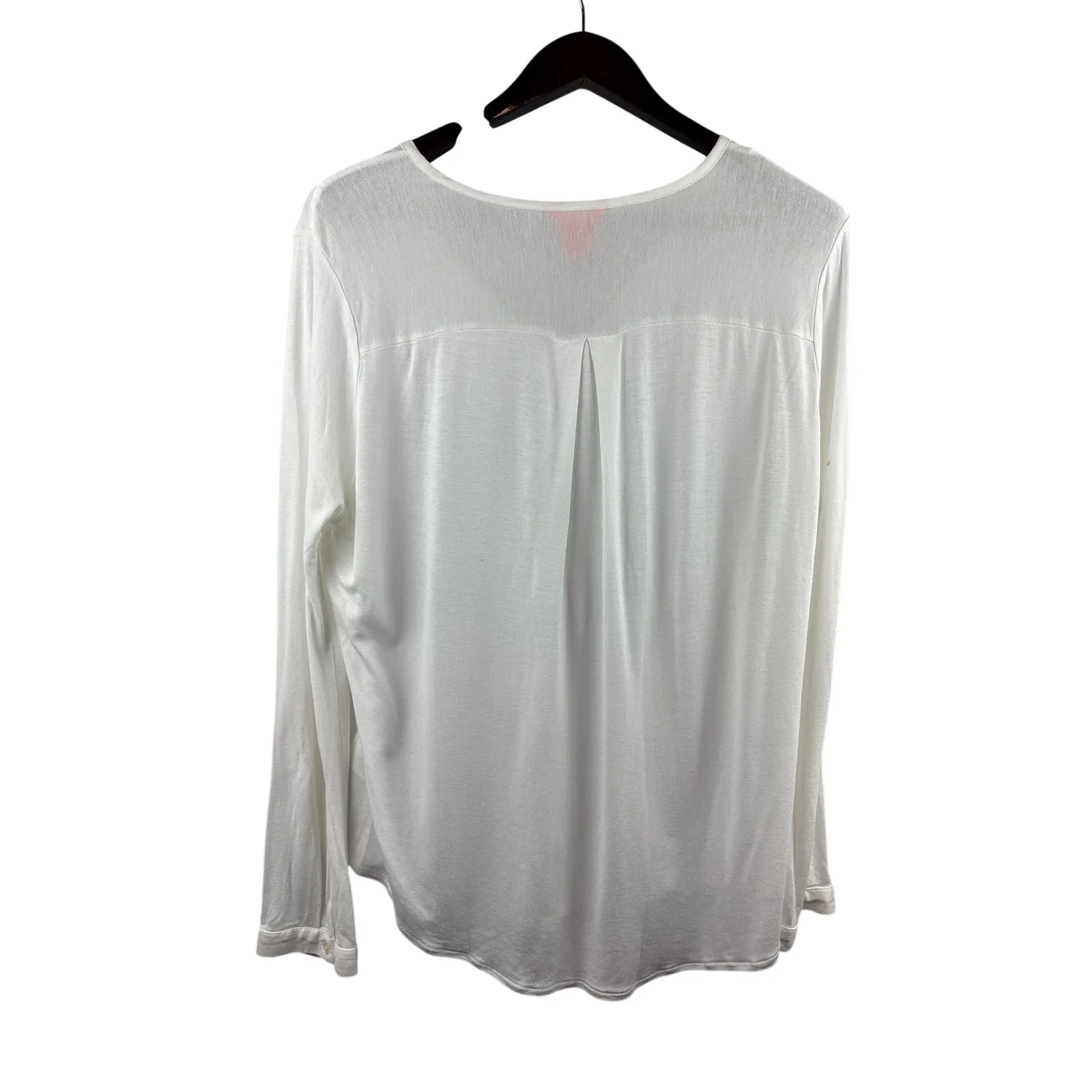 Women’s Joe Fresh XL White Long Sleeve Blouse - Image 3