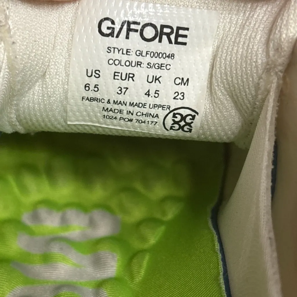 G/FORE Women’s MG4X2 Hybrid Golf Cross Trainer, White and Green, Size 6.5 - Image 2