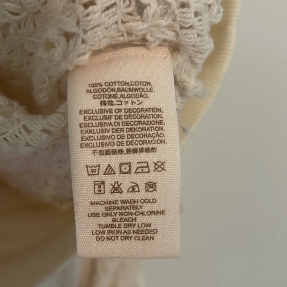 Free People Cream Faff and Fringe Sweater - Image 5