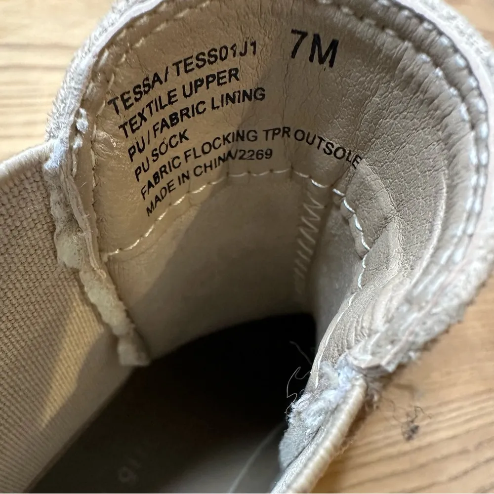 Madden Girl Tessa Faux Suede Tan Chelsea Boots - Image 5