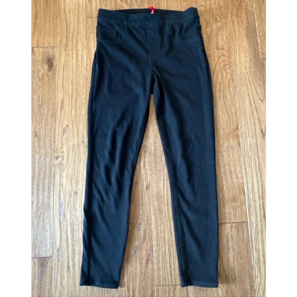 Spanx black high rise pull on pant leggings size M - Image 13