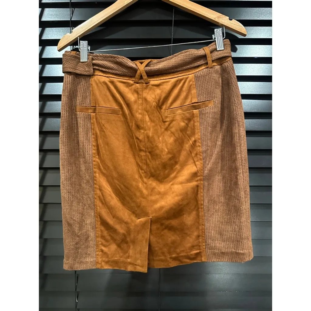 Greylin Skirt Women's Size Large Brown Tan - Image 4