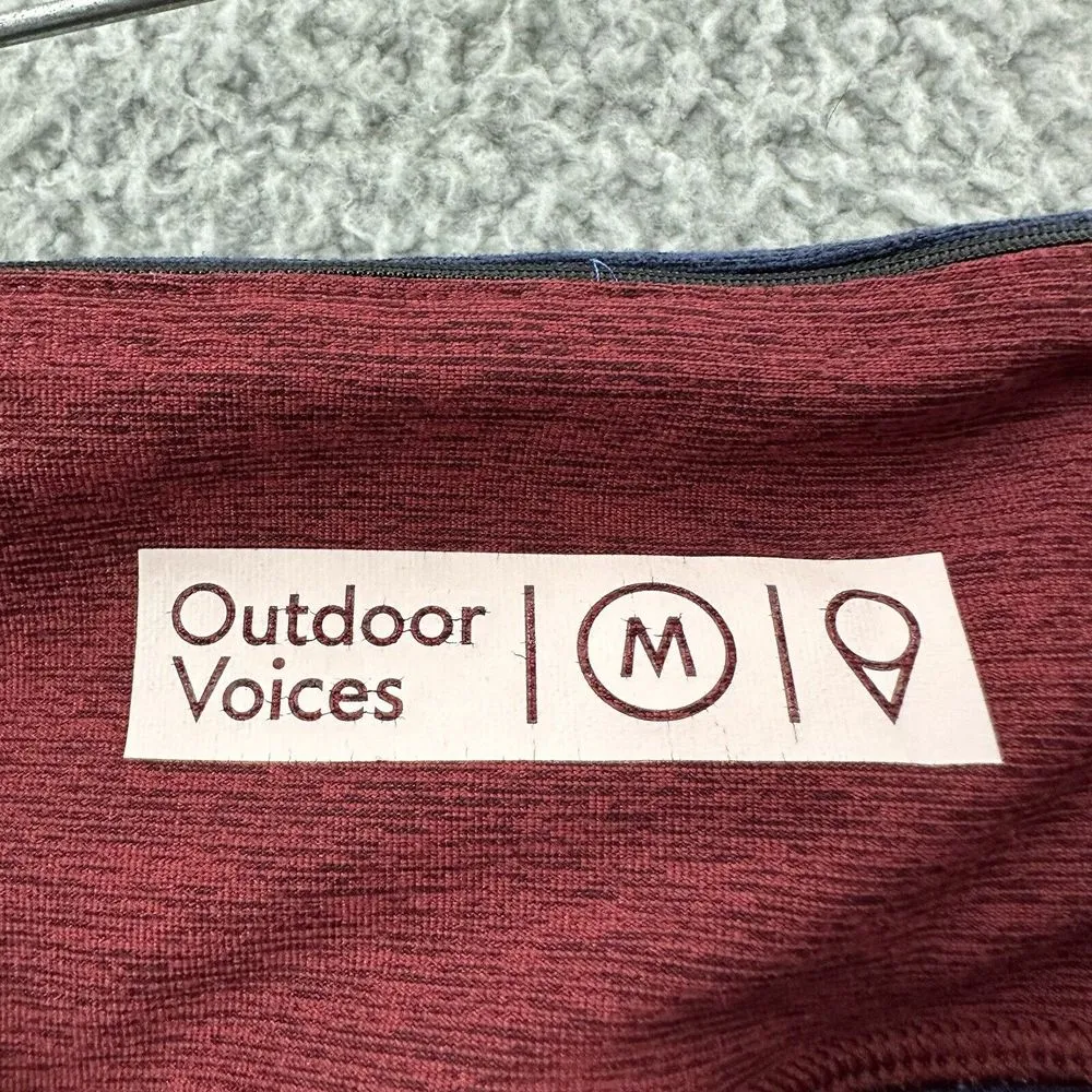 Outdoor Voices Mid Rise Color Block Leggings Athletic Athleisure Gym Women's M‎ - Image 4