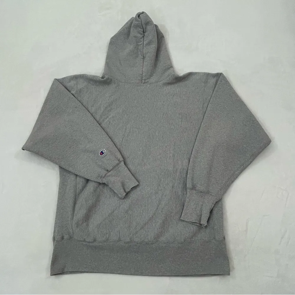 NDSU North Dakota State Champion Life Reverse Weave Gray Hoodie Sweatshirt Men L - Image 12