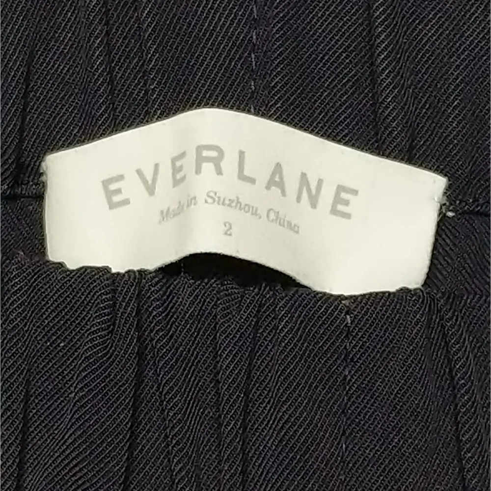 Everlane GoWeave Zip Track Pants Navy Blue Elastic Waist Ankle Zip Pockets 2 - Image 6