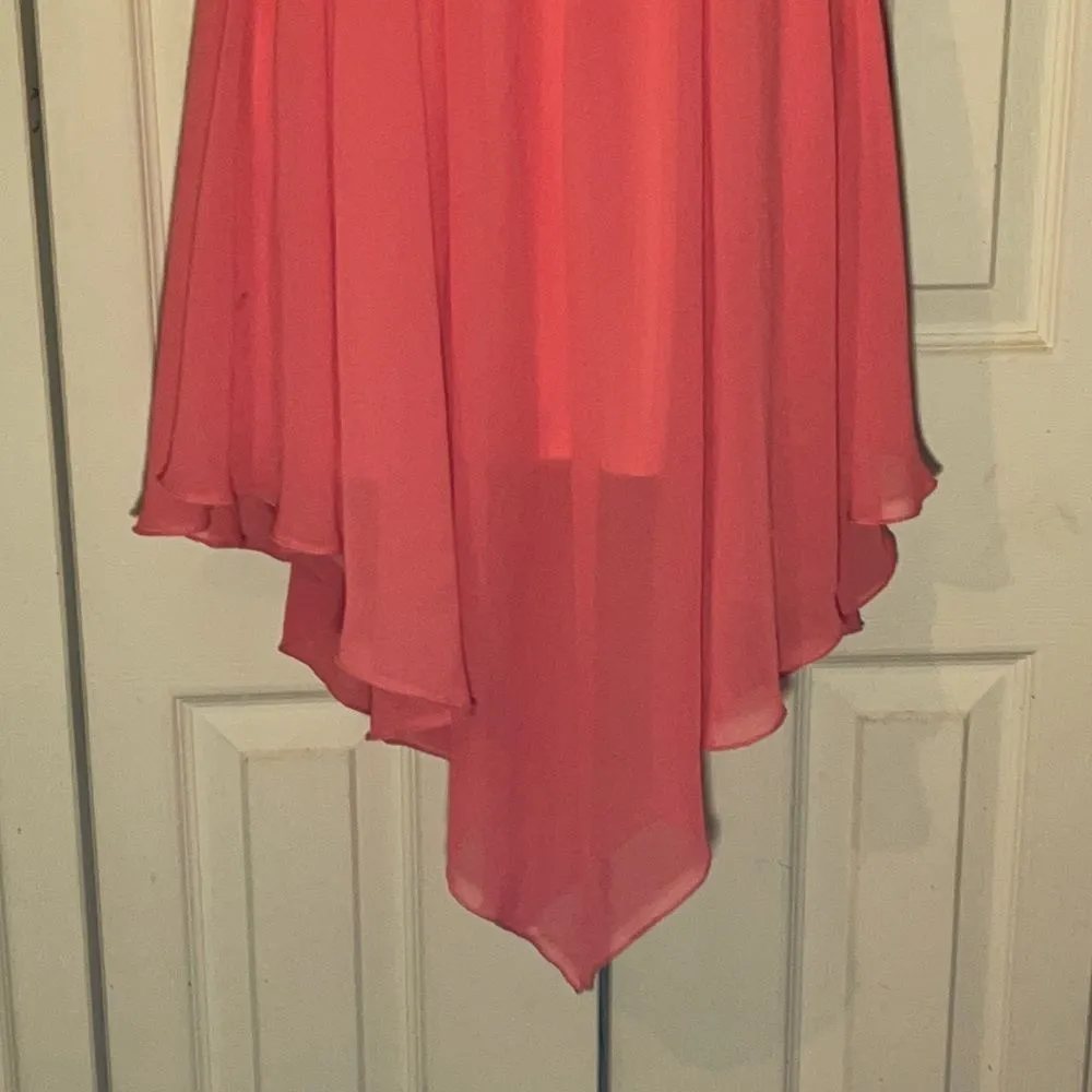 Fashion Magazine Strapless Asymmetrical Dress Jr M - Image 6