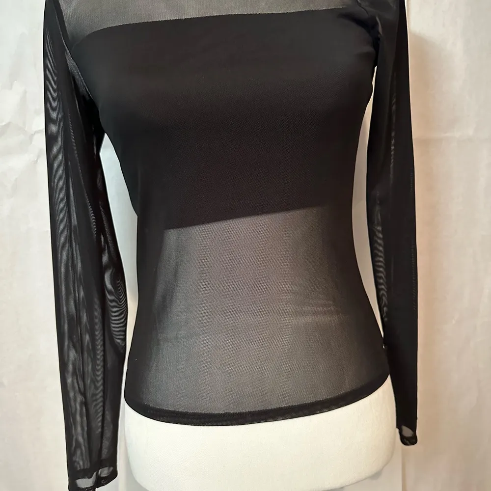 Shinestar Black Mesh Bodysuit - Image 5