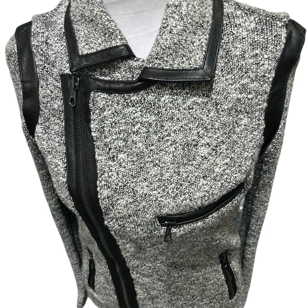 Rag and bone sweater like jacket black and white - Image 2