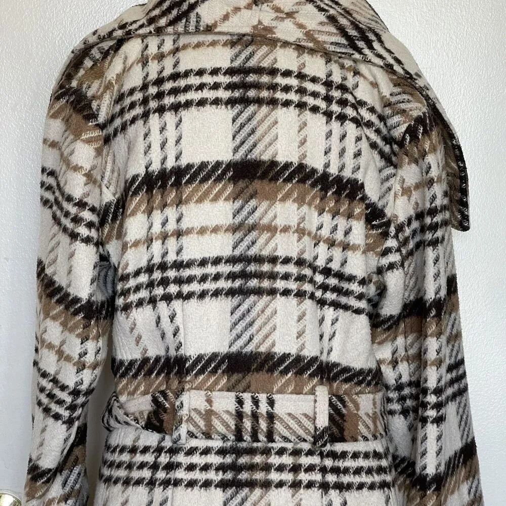 Coldwater Creek Womens Trench Coat Jacket size 8 Sz S Fall Neutral Soft Girl - Image 8