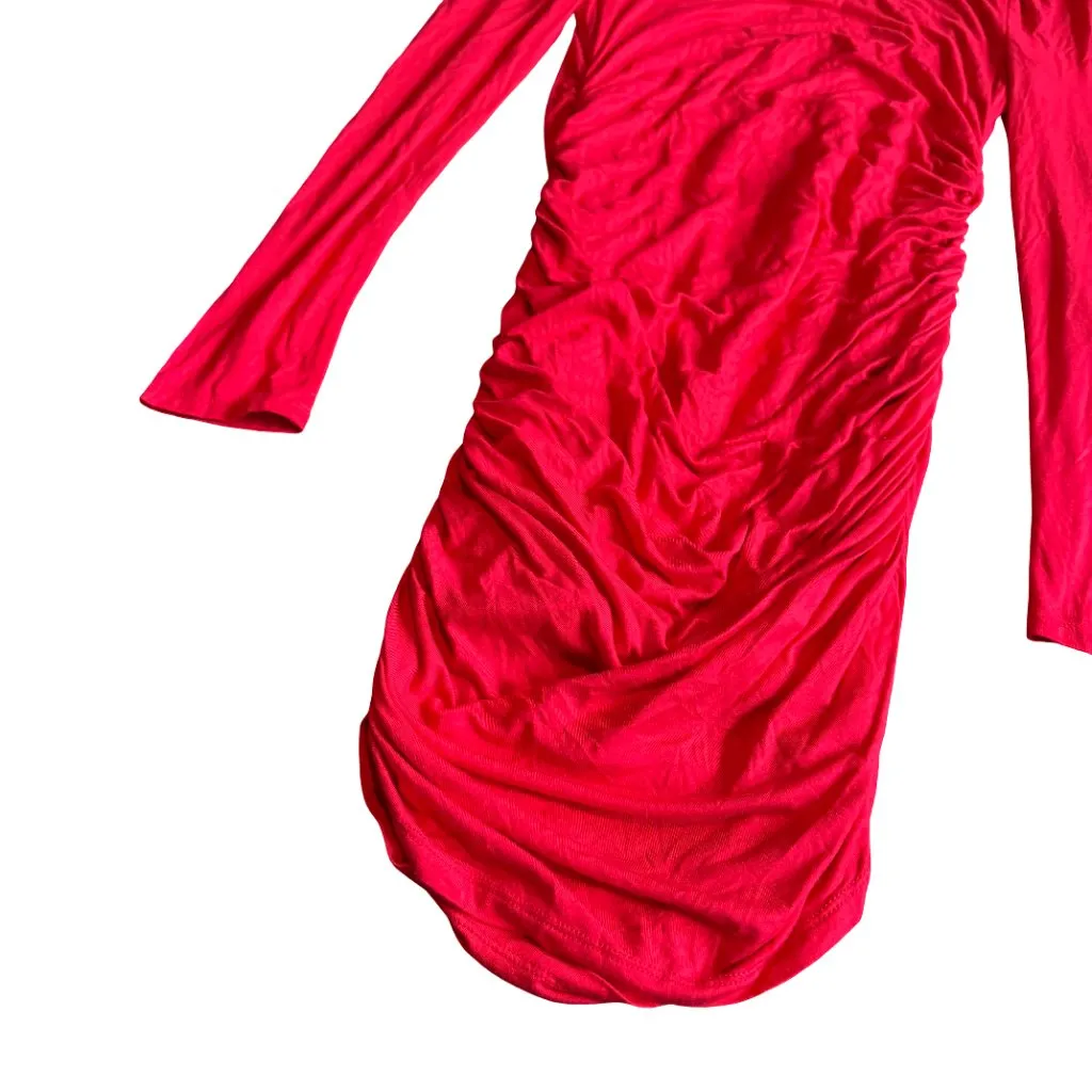 Lovers and Friends Benae Mini Dress Long Sleeve Square Neck Stretch Size Small - Image 5