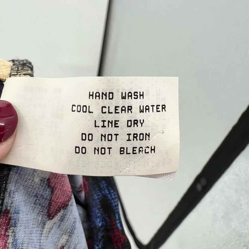 NEW Miraclesuit vintage one piece blue abstract slimming bathing suit size 10 - Image 11