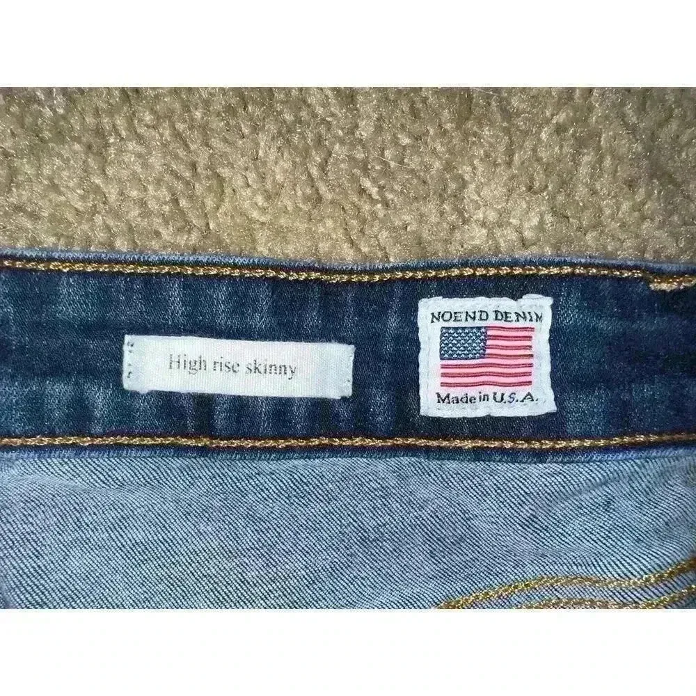 NO END Hi RIse Jeans Blue Size 28 - Image 4