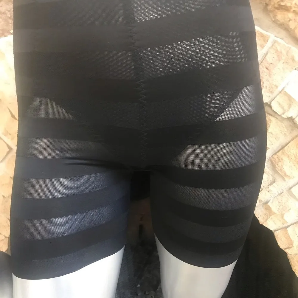 NEW Noir Euroskins Boxer Shaper Shorts Black Sheer Women's Size Small - Image 3