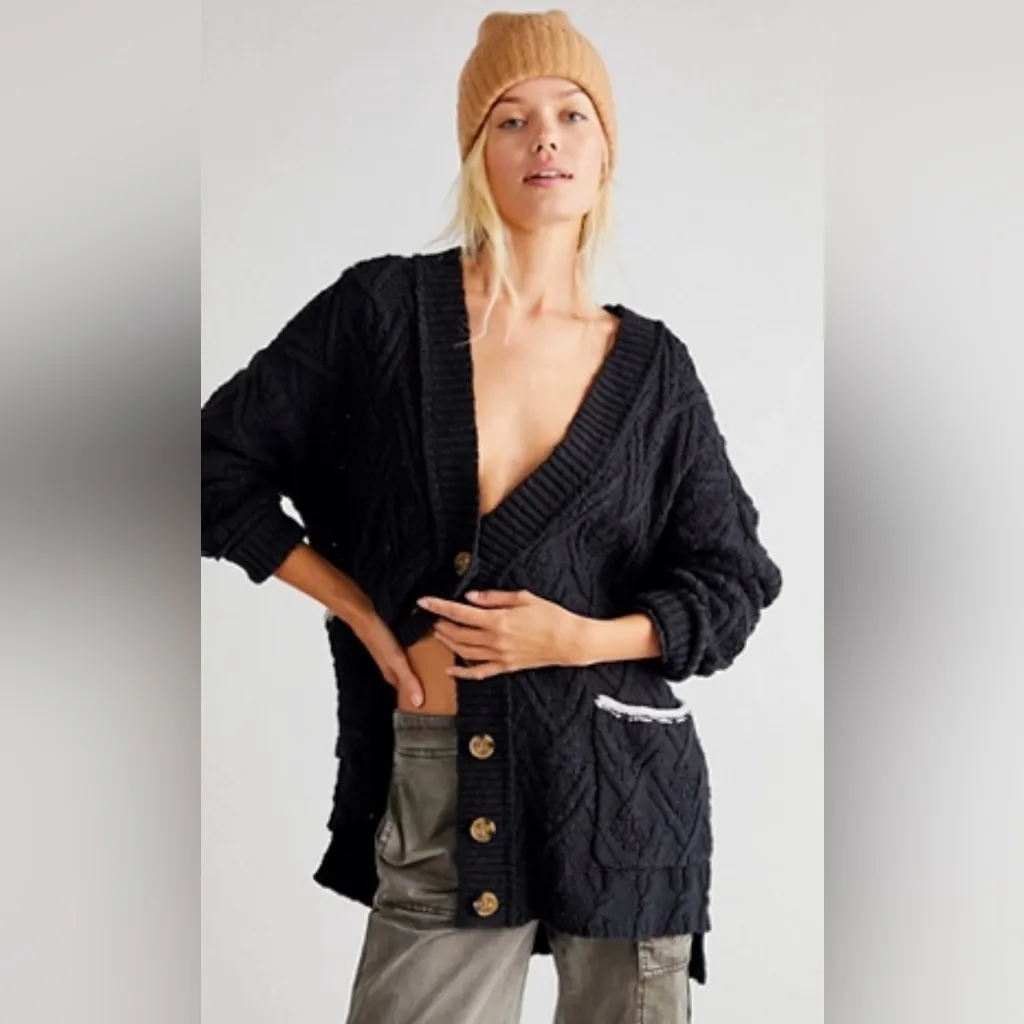 Free People Montana Cable Cardi - Image 2