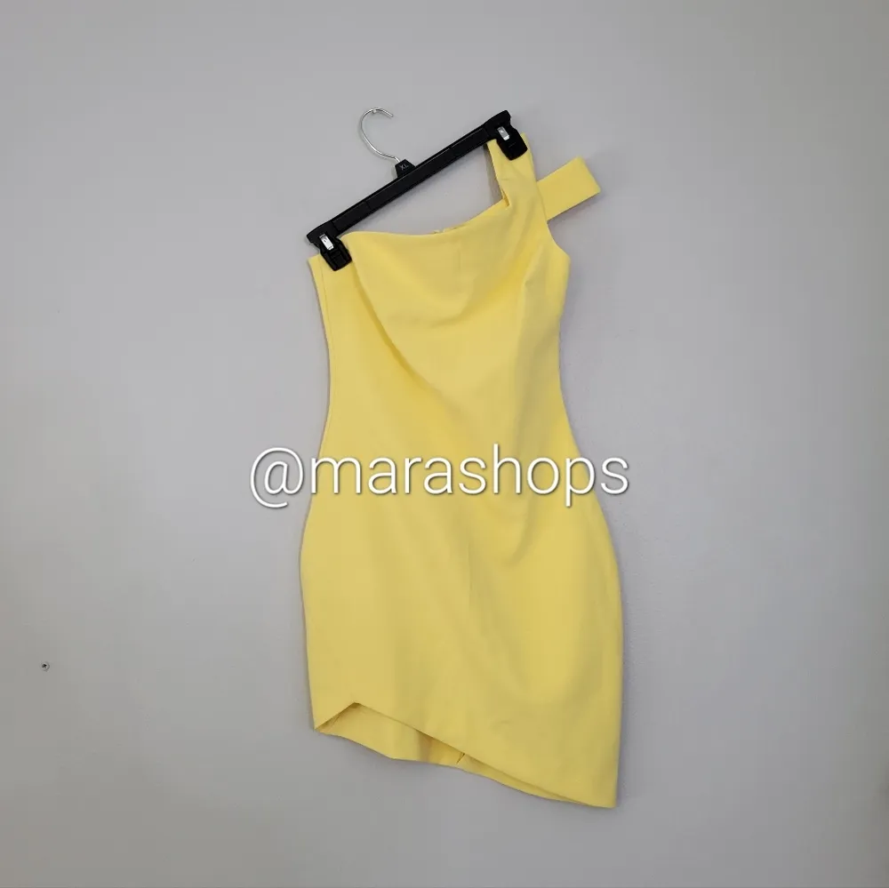 Likely Packard Yellow Mini Dress - Image 2