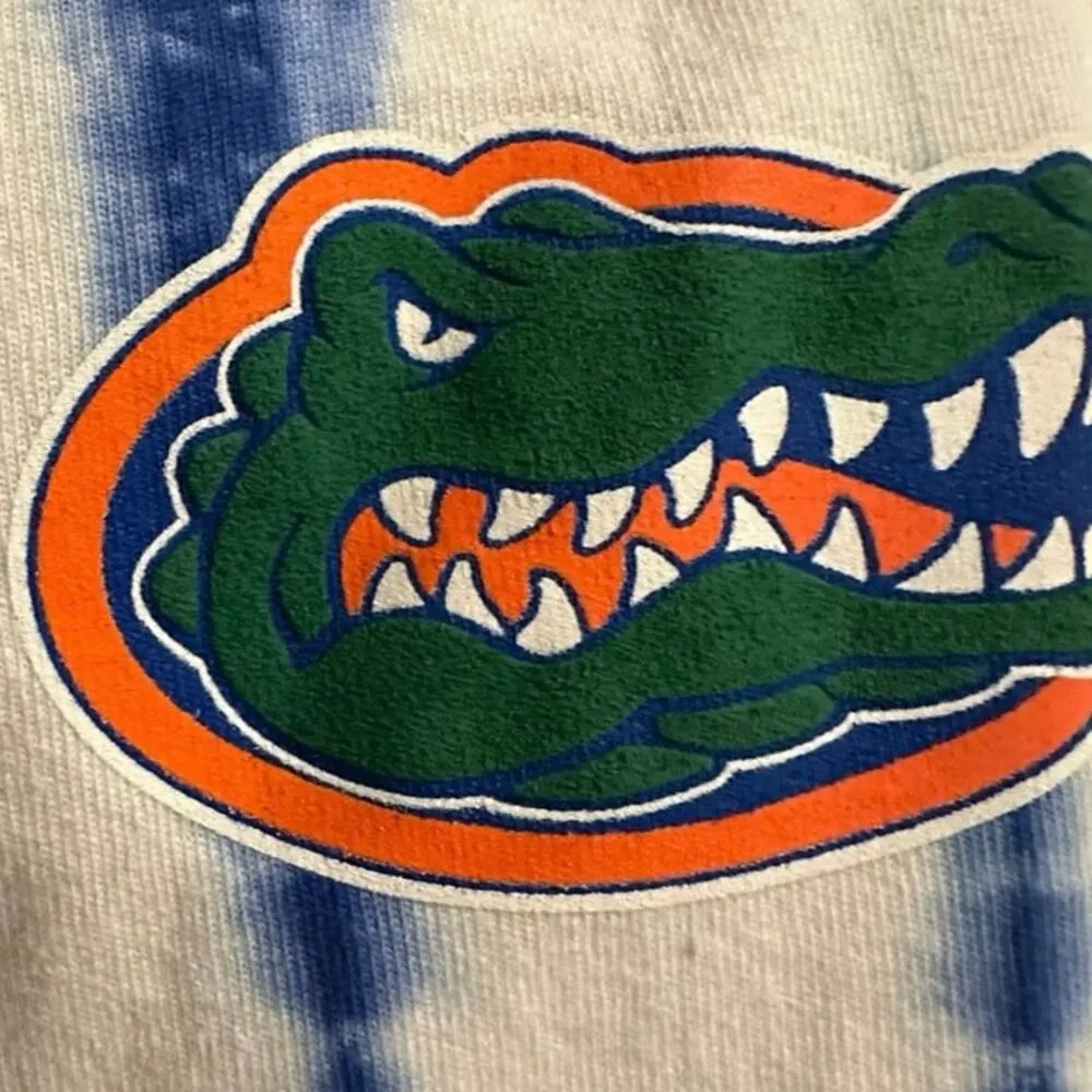NWOT Florida Gators Women's Tie-Dye Long Sleeve Spirit Jersey Royal, M $90 MSRP - Image 6