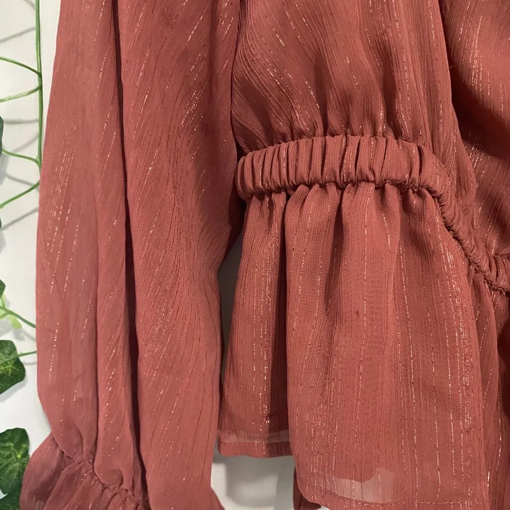 WAYF Dakota Peplum Top - Image 5