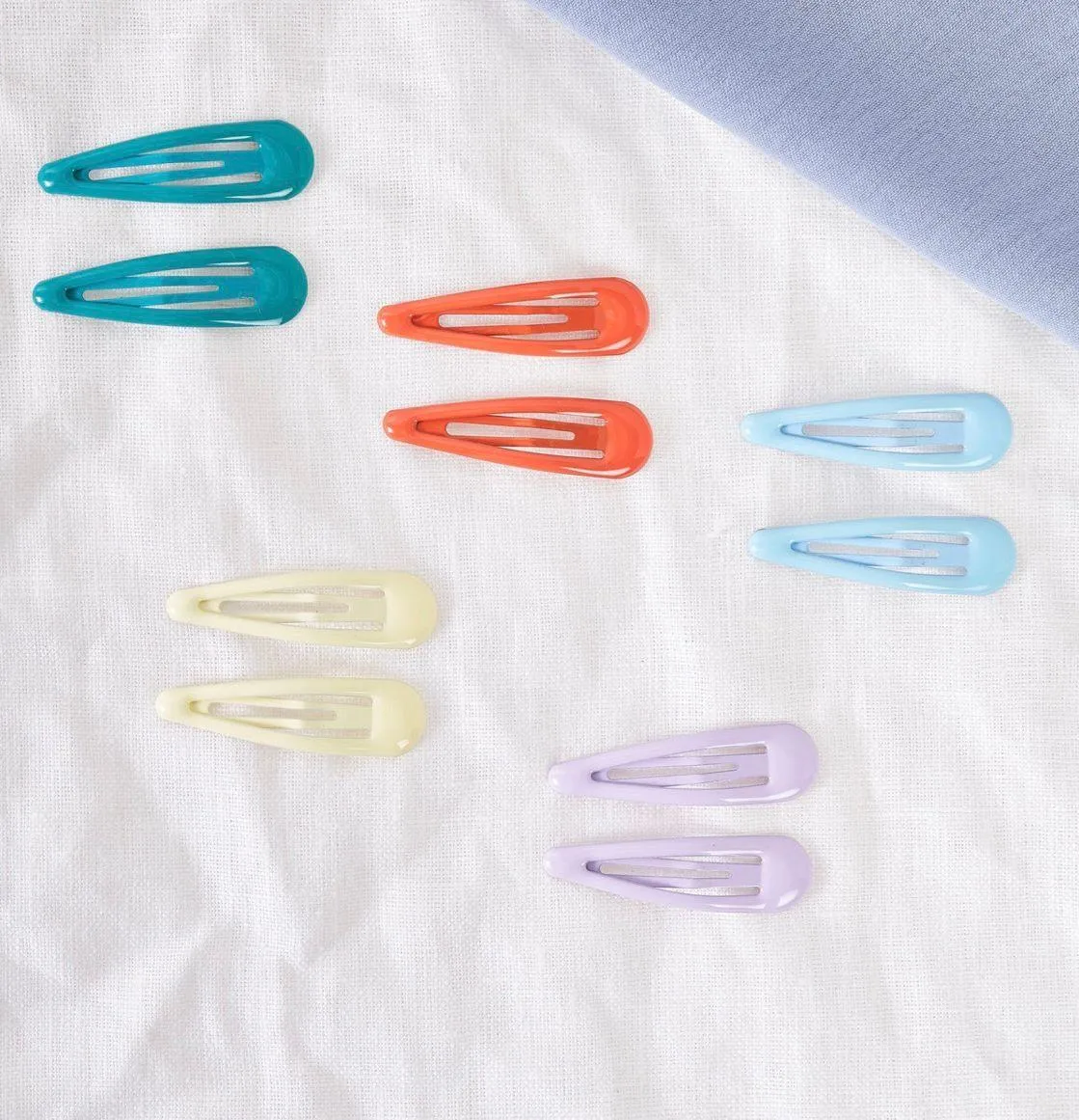 Shamrock Green Vintage Triangle Two Piece Hair Clip - Image 2