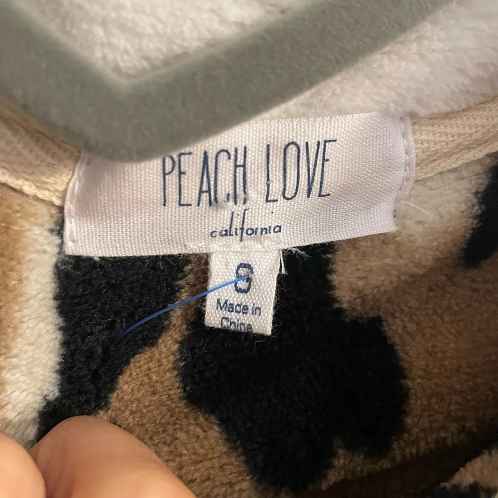 PEACH LOVE CALIFORNIA Fleece pullover    LSWT057 - Image 3