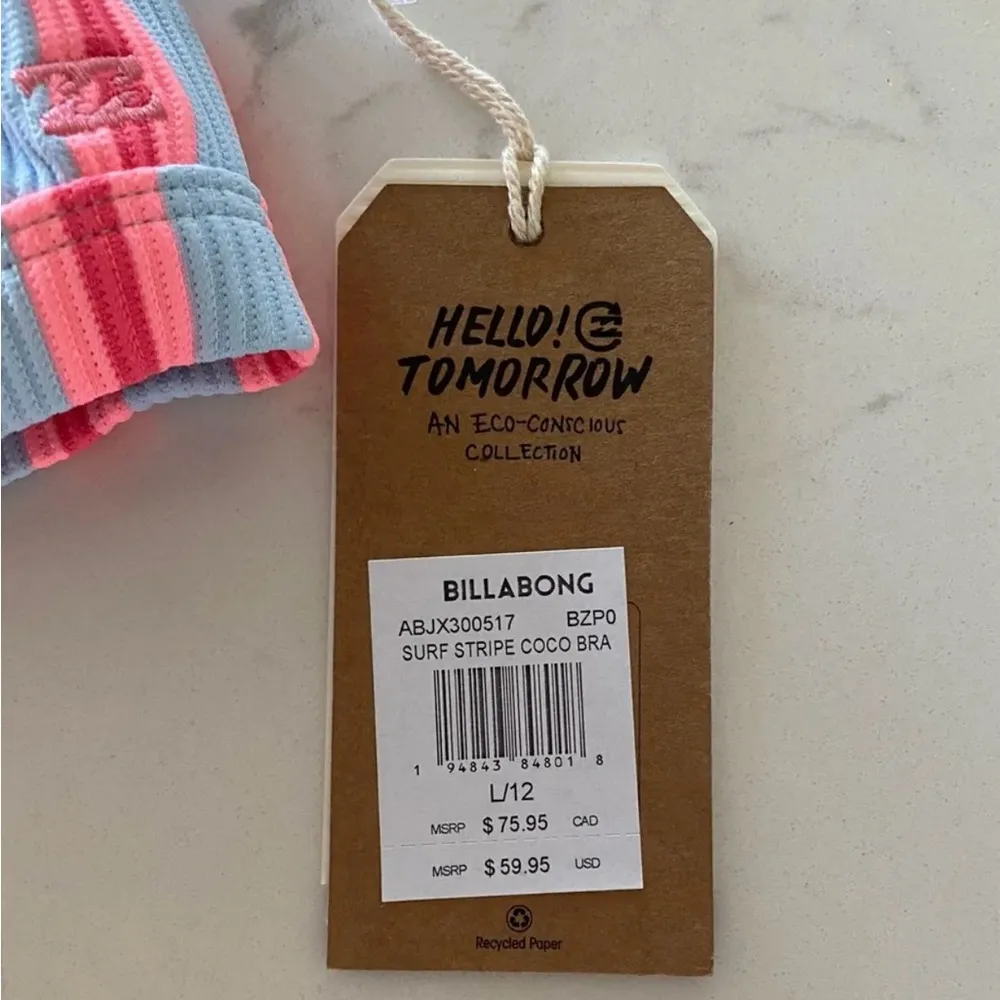 Billabong Bikini Top NWT - Image 5