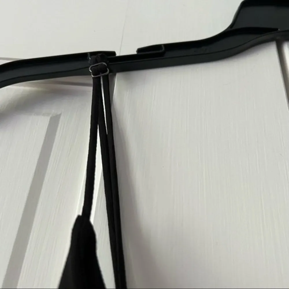 Vici Black Wrap Mini Dress Size Medium - Image 13