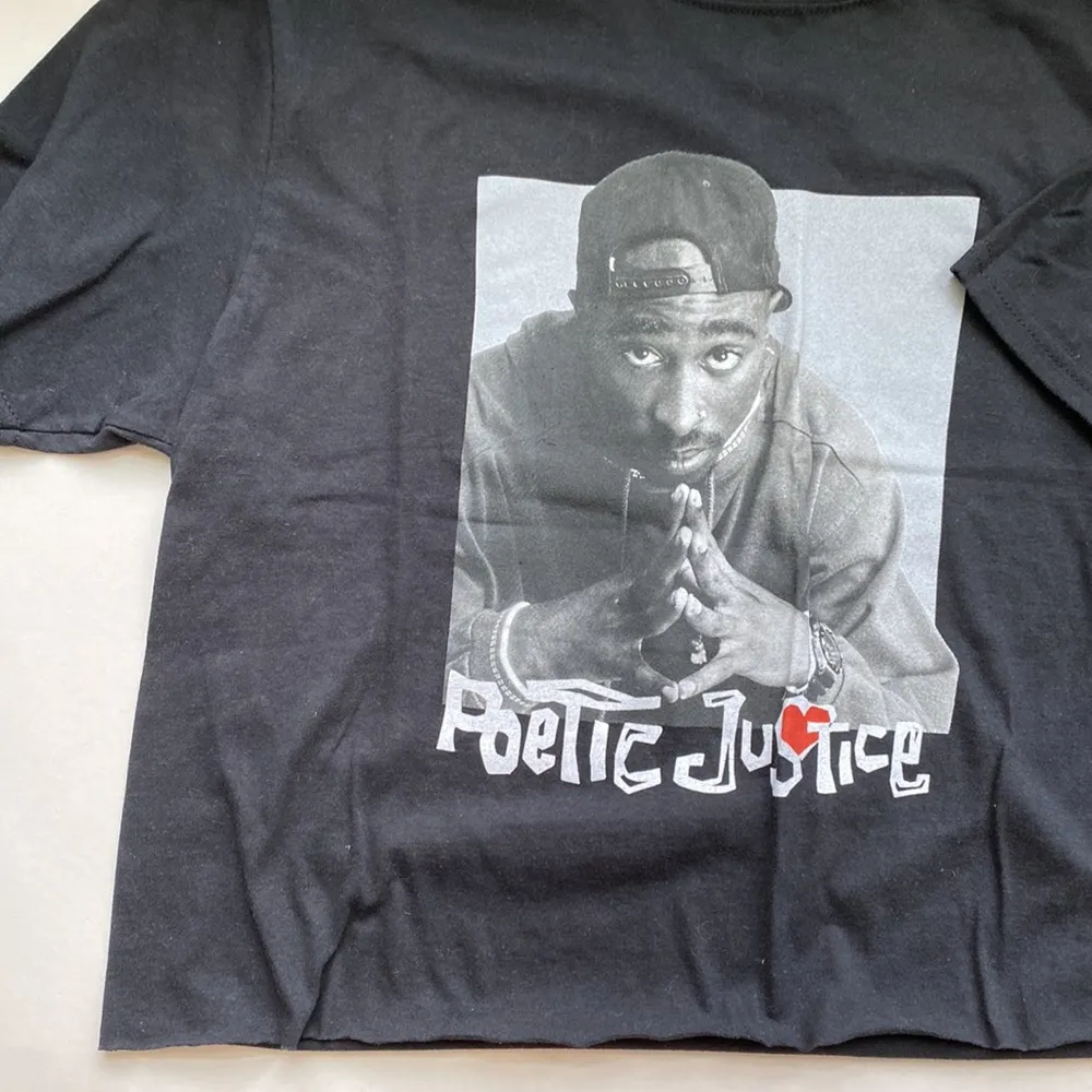 NWT Tupac Poetic Justice graphic print cropped t - Image 4