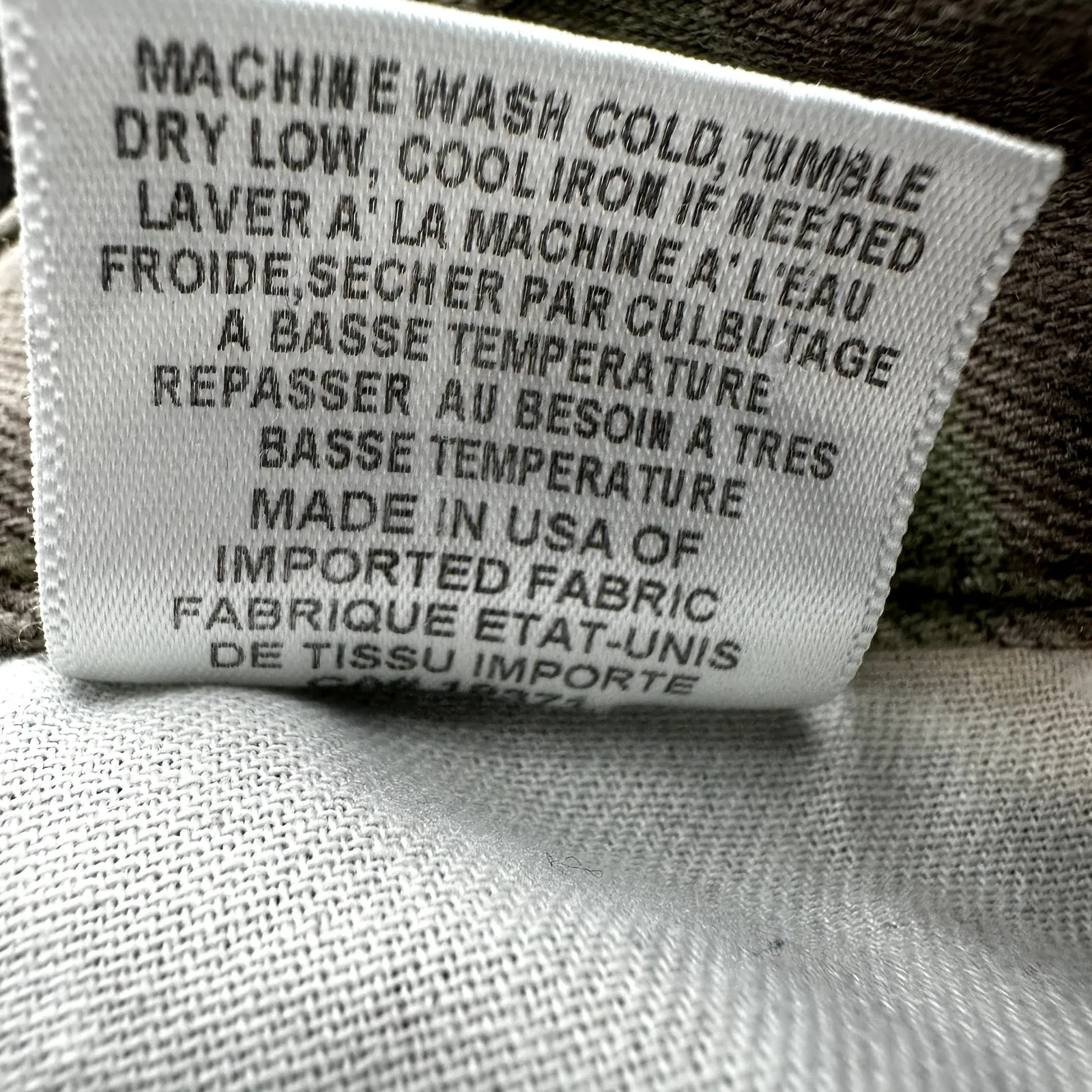 Re/Done 70s Stove Pipe Jeans Camouflage Denim High Rise Slim Straight Green 24 - Image 6