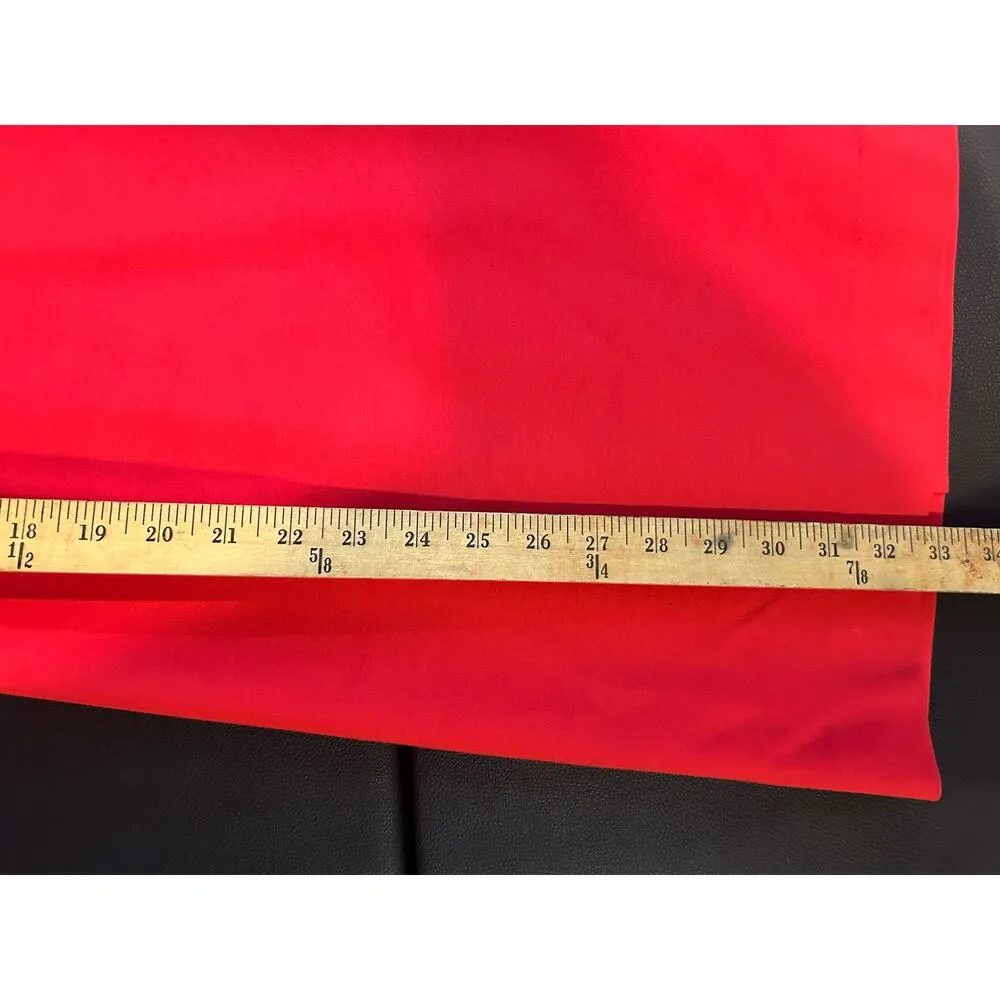 J. Crew Outlet Red Holiday Dress Size Medium M Scoop Neckline Midi - Image 6