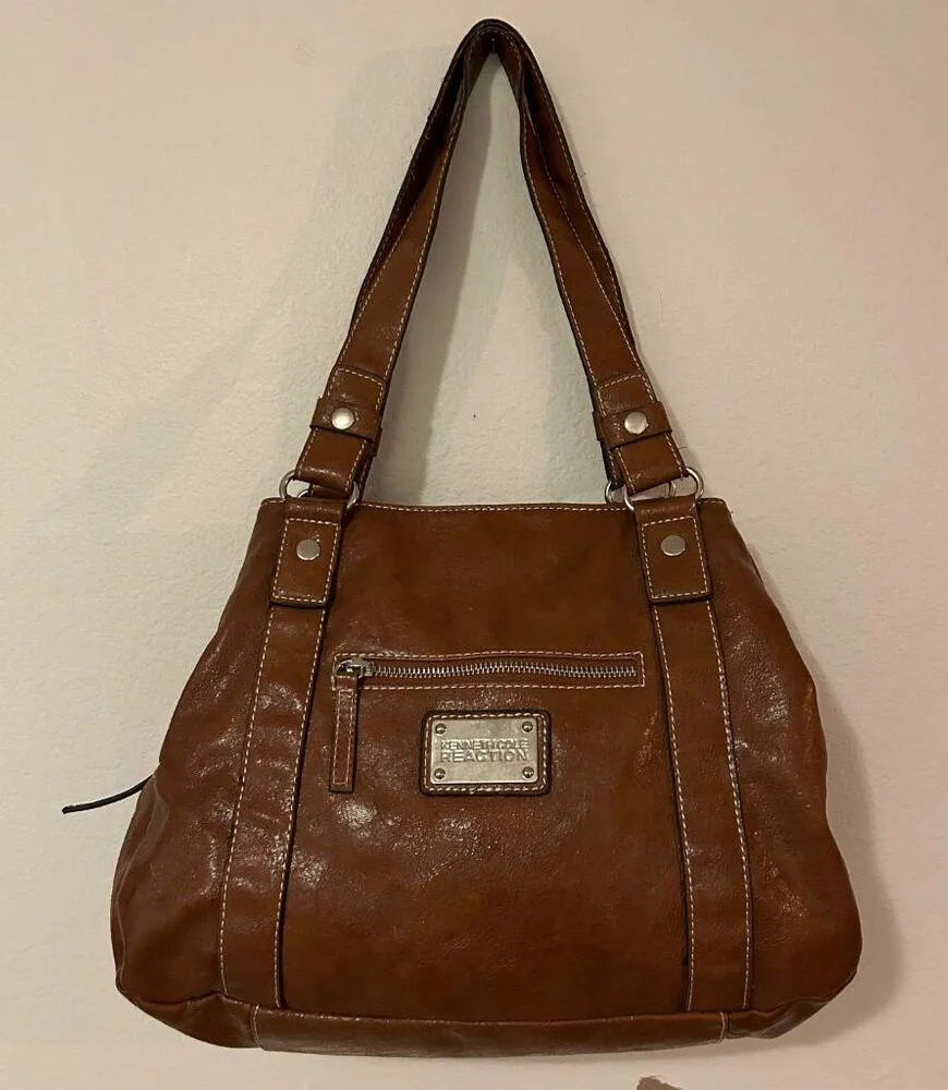 Kenneth Cole Reaction Brown Shoulder Bag - Image 2