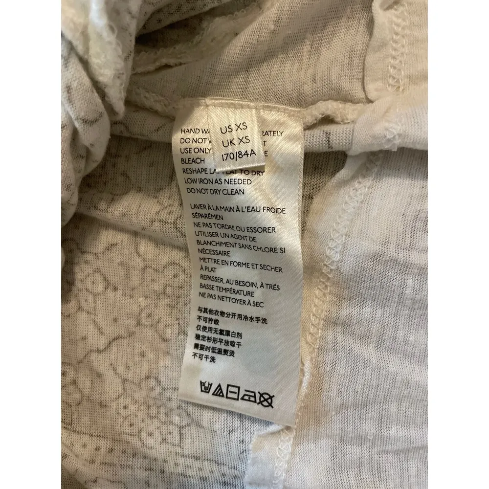 Free People Indigo Dreams Embroidered Tunic in Ecru XS - Image 7