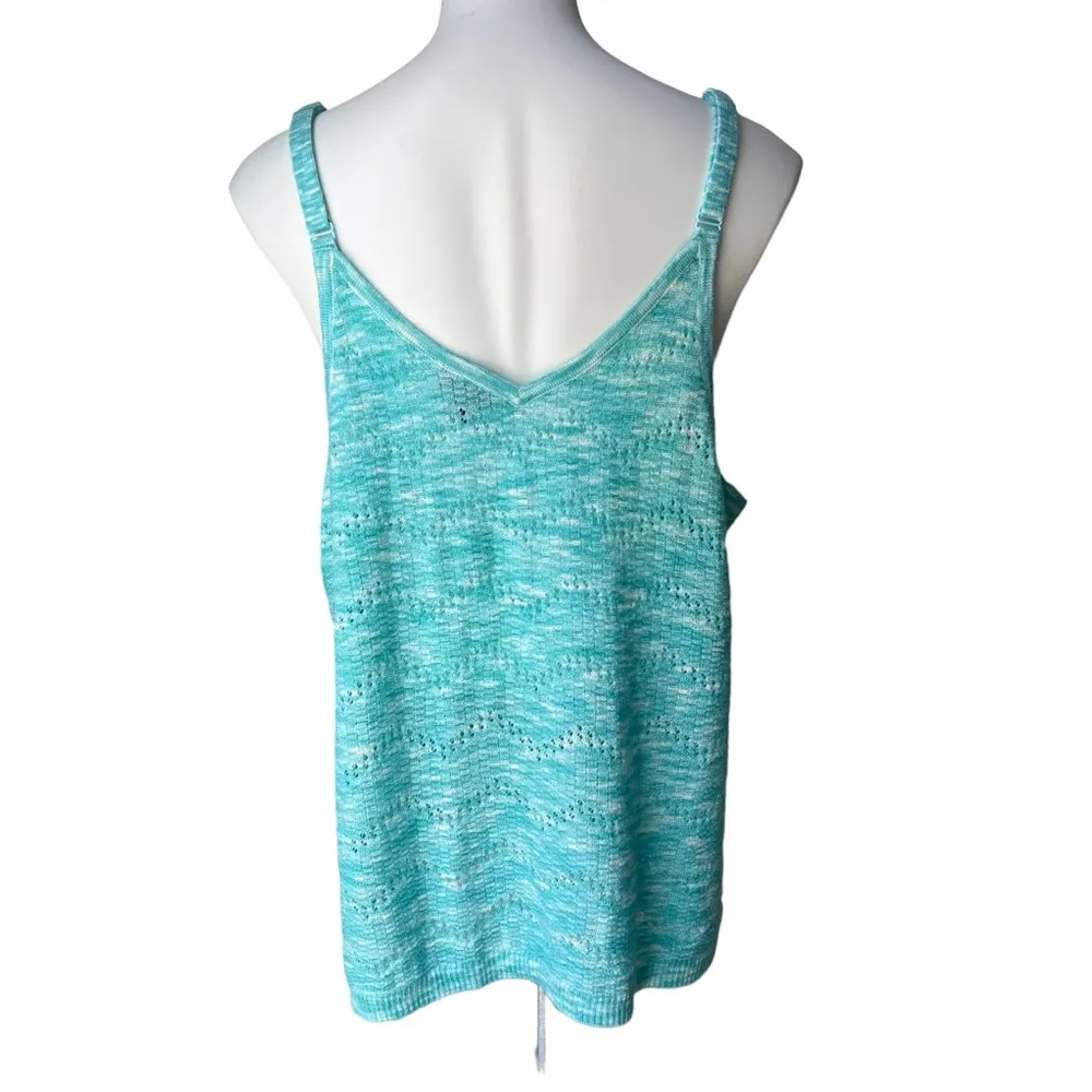 Torrid Pointelle Cami Swing Hem Sweater, Sz 2X - Image 5