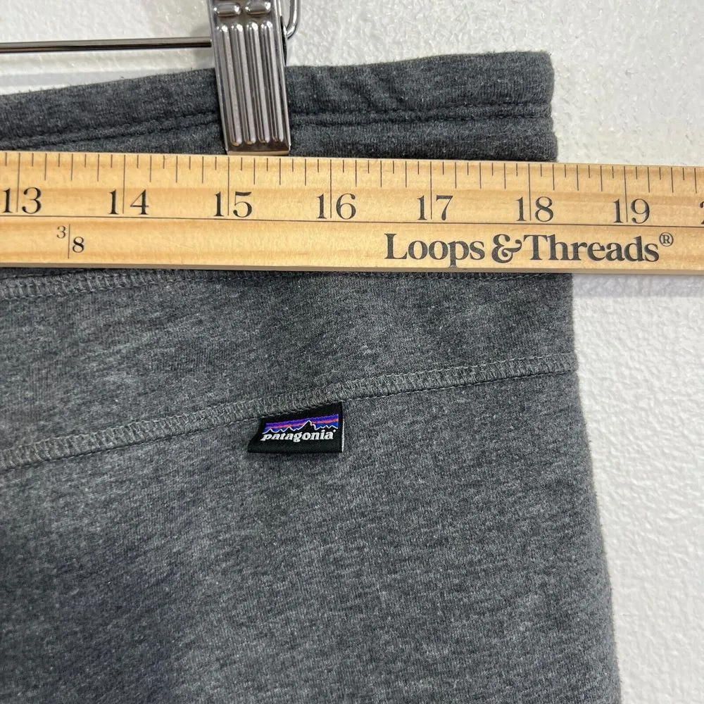 Patagonia Women's Large Ahnya Organic Cotton‎ Drawstring Gray Joggers Pants - Image 9