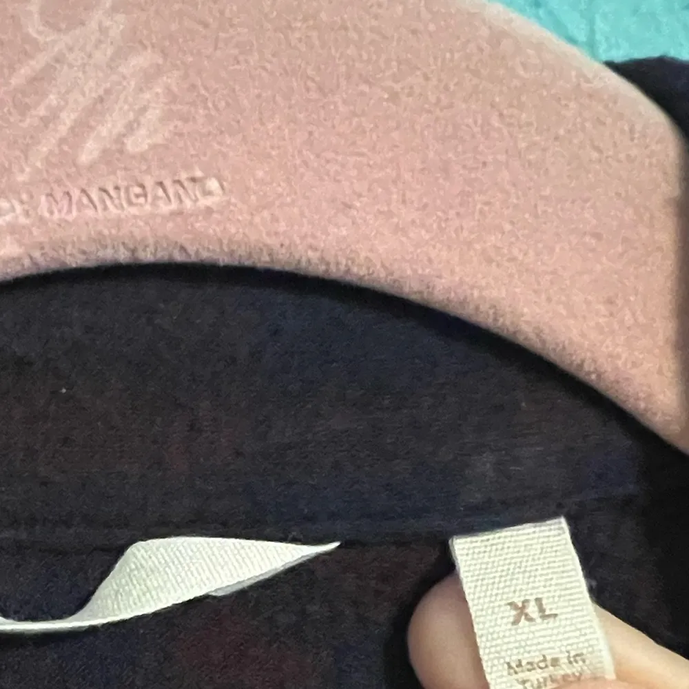 Soft Surroundings Plaid Boyfriend Shirt Size XL Button Up Fleece Flannel - Image 7