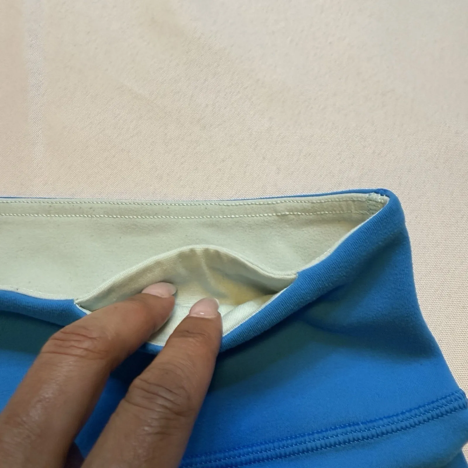 Lululemon Leggings‎ Womens 6 Blue Gray Wunder Under Crop Reversible Tight Capris - Image 6