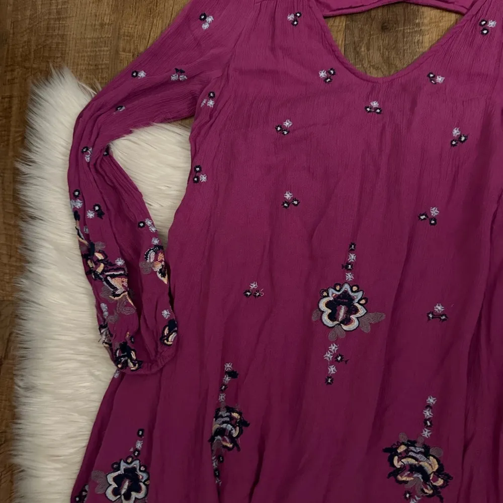FREE PEOPLE Oxford Swing Dress In Purple - Image 4